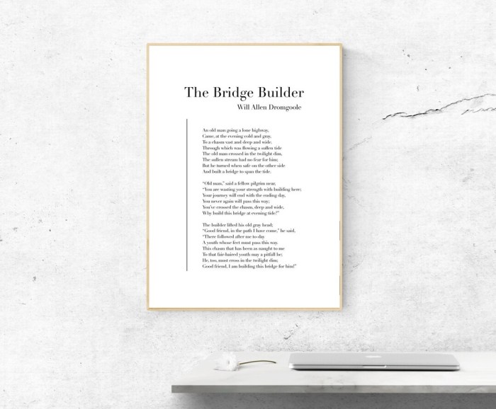 The bridge builder by will allen dromgoole