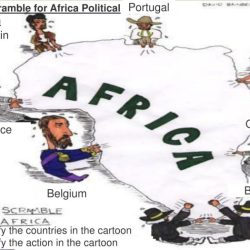 The mad scramble for africa cartoon