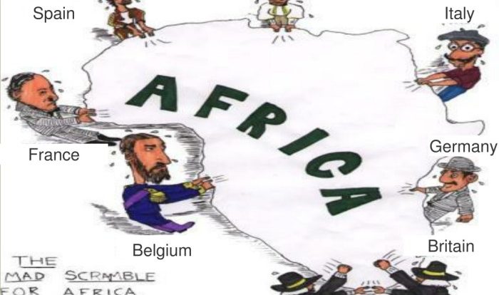 The mad scramble for africa cartoon