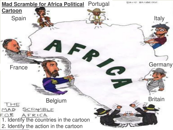 The mad scramble for africa cartoon