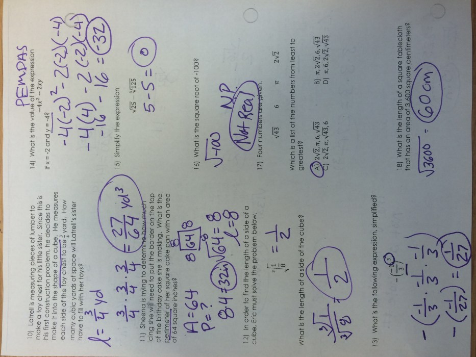 Slope intercept form word problems answer key